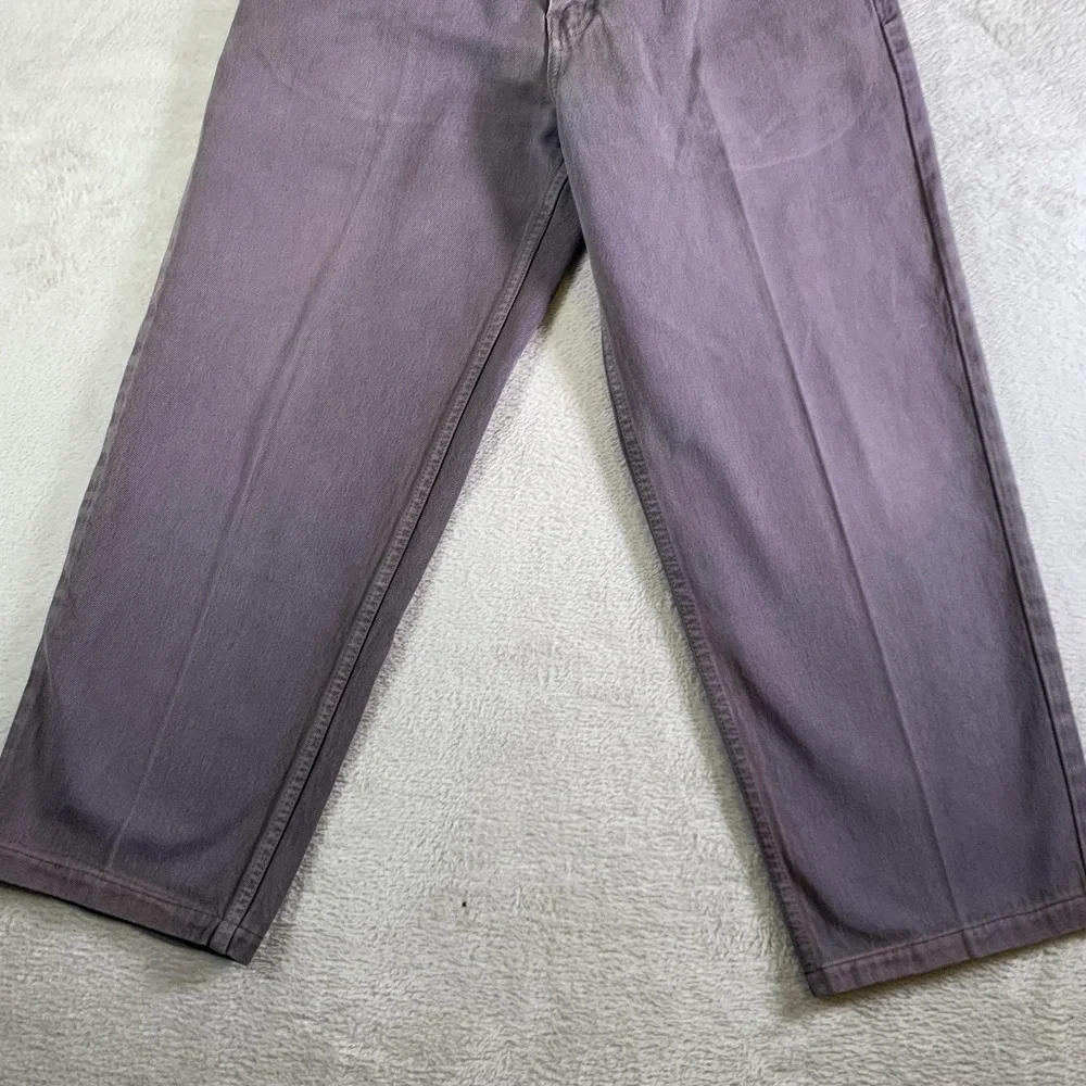 Calvin Klein Jeans Jeans Mens 33x26 Purple Relaxed‎ Fit Straight Leg Denim Pants